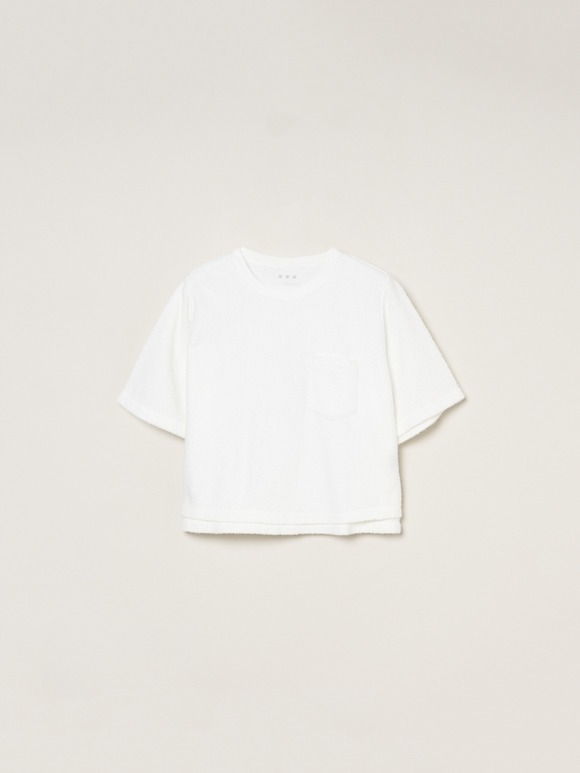 Double pile t-shirt