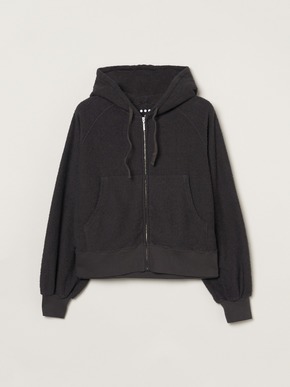 Double pile zip up hoody 詳細画像