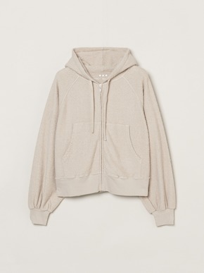 Double pile zip up hoody 詳細画像