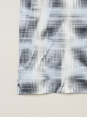 Men's shadow check print t-shirt 詳細画像