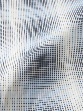 Men's shadow check print t-shirt 詳細画像