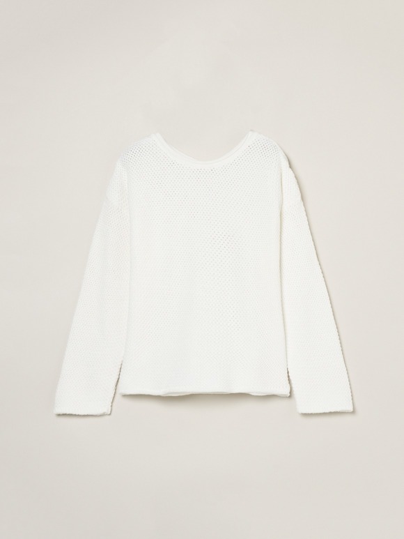 Spinning cotton pullover