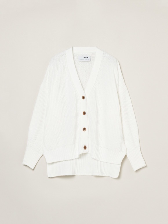 Spinning cotton cardigan