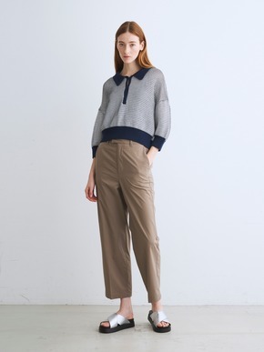 Mesh high twisted cotton polo 詳細画像