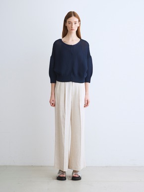 Mesh high twistedcotton cardigan 詳細画像