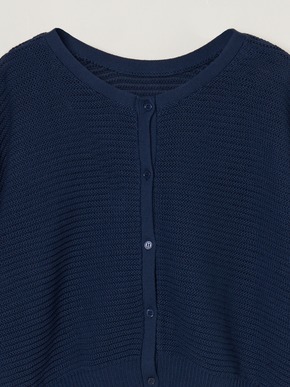 Mesh high twistedcotton cardigan 詳細画像