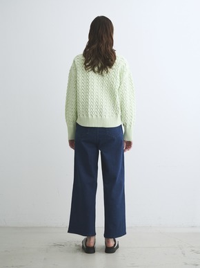 Spongy smooth mesh cardigan 詳細画像