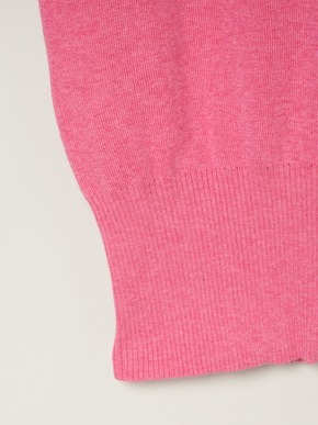 Cotton melange l/s crew cardigan 詳細画像