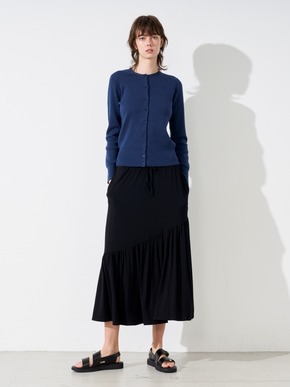 Cotton melange l/s crew cardigan 詳細画像