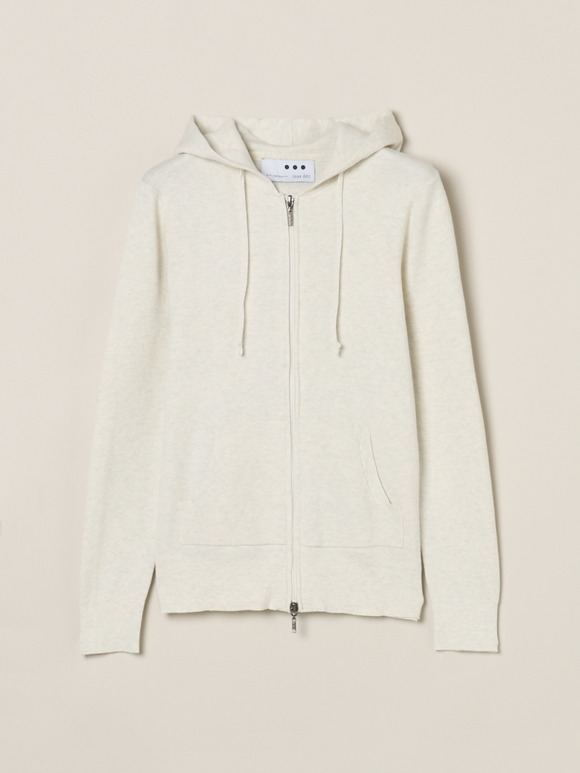 Cotton melange l/s hoody｜スリードッツ オフィシャルオンラインショップ