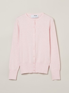 Cotton melange l/s crew cardigan 詳細画像