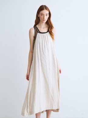 Rayon linen dress 詳細画像