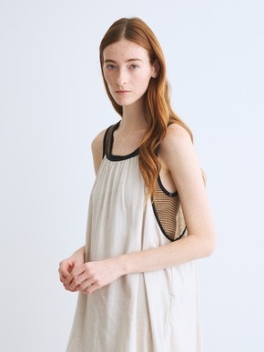 Rayon linen dress 詳細画像