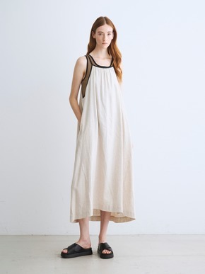 Rayon linen dress 詳細画像