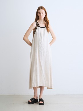 Rayon linen dress 詳細画像