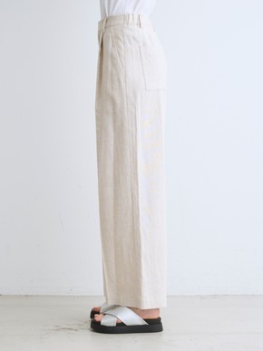 Rayon linen pants 詳細画像