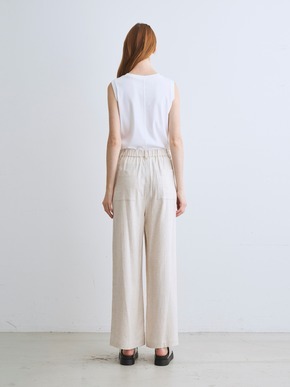 Rayon linen pants 詳細画像