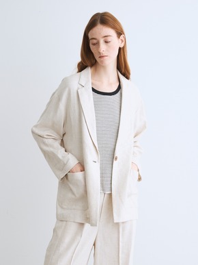 Rayon linen jacket 詳細画像
