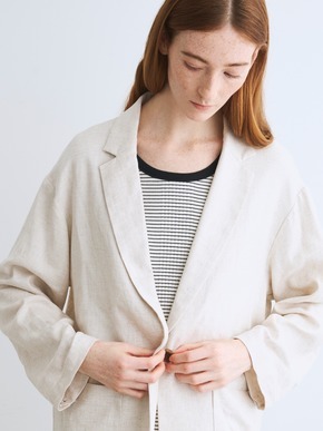 Rayon linen jacket 詳細画像