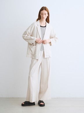 Rayon linen jacket 詳細画像