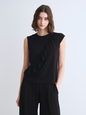 Travel line ruffle tank 詳細画像