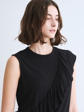 Travel line ruffle tank 詳細画像