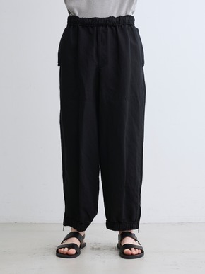 Men's garment dye linencotton pants 詳細画像
