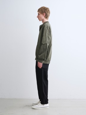 Men's garment dye linencotton jacket 詳細画像