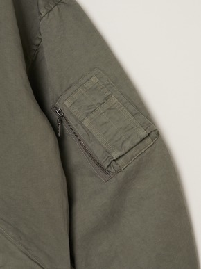 Men's garment dye linencotton jacket 詳細画像
