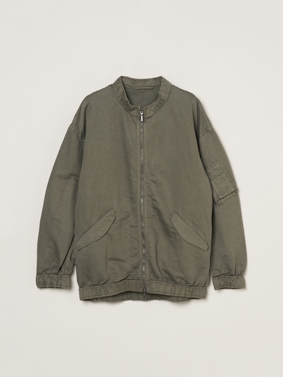 Men's garment dye linencotton jacket