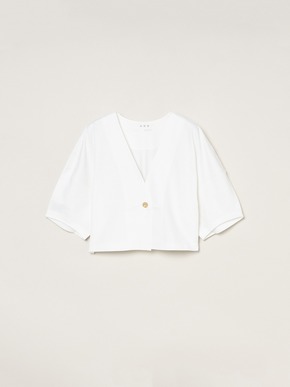 Ceramic terry button cardigan 詳細画像