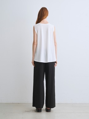 Milky jersey drape tank 詳細画像