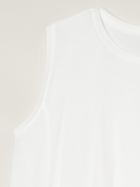Milky jersey drape tank 詳細画像