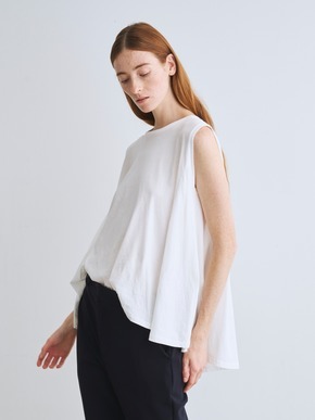 Milky jersey drape tank 詳細画像