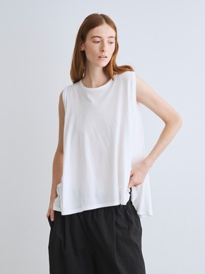 Milky jersey drape tank 詳細画像
