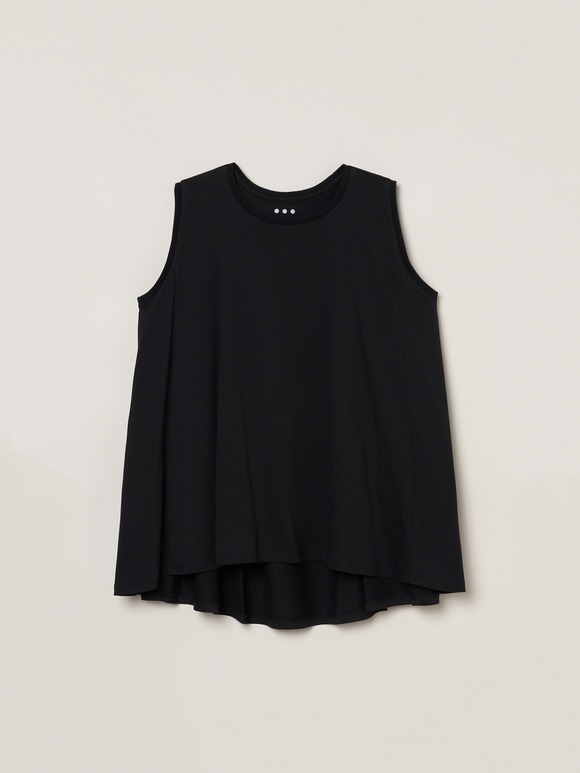 Milky jersey drape tank