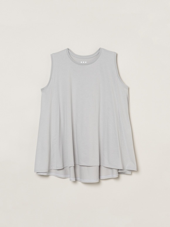 Milky jersey drape tank