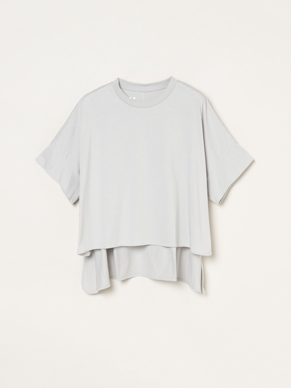 Milky jersey wide tee