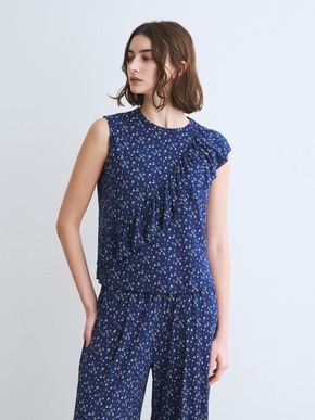 Travel line ruffle tank 詳細画像
