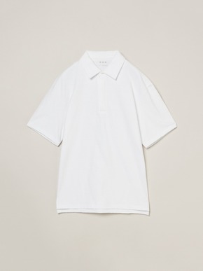 Men's organic recycled cotton polo 詳細画像