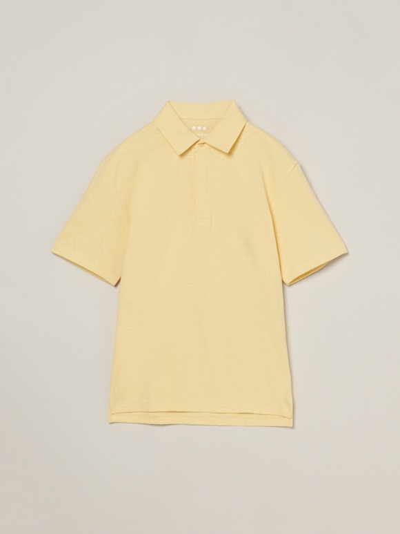 Men's organic recycled cotton polo