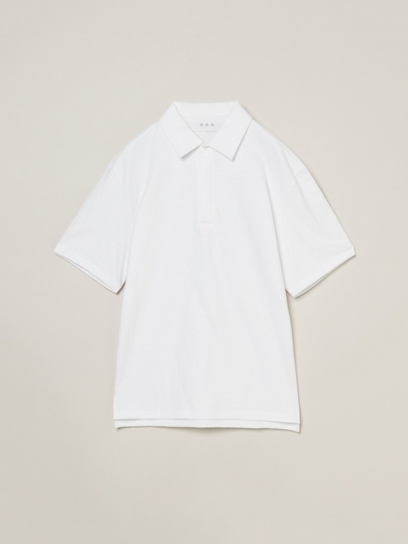 Men's organic recycled cotton polo