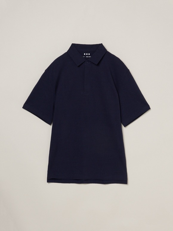 Men's organic recycled cotton polo