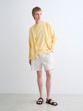 Men's organic recycled cotton cardigan 詳細画像