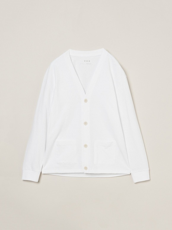 Men's organic recycled cotton cardigan