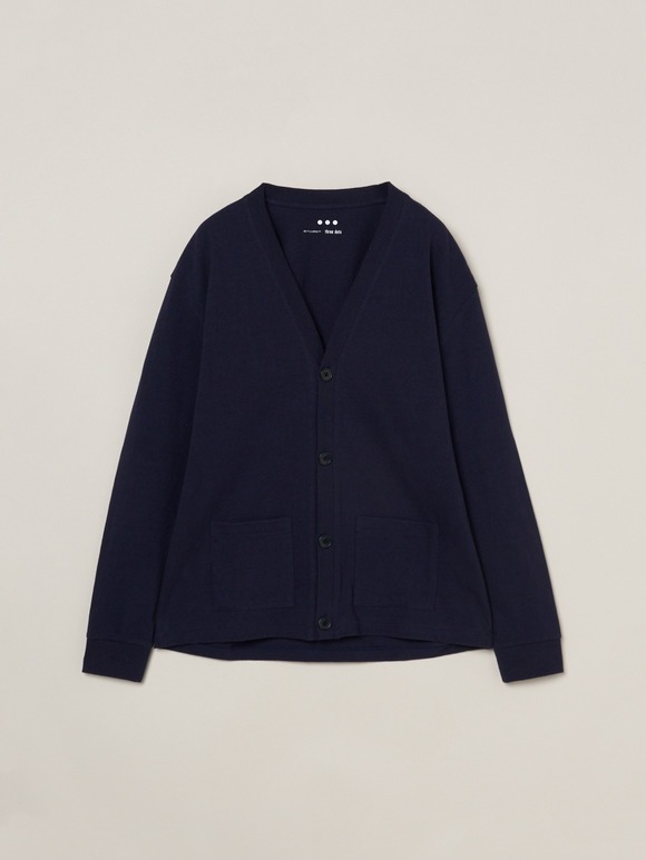 Men's organic recycled cotton cardigan