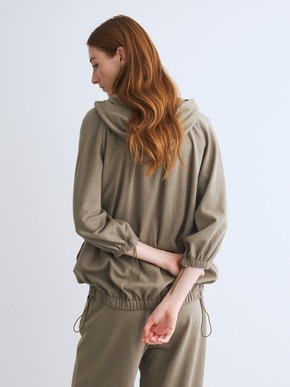 Yogi tee by plax half slv hoody 詳細画像
