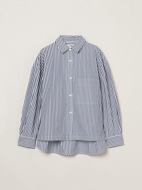 Broad stripe loose shirt 詳細画像