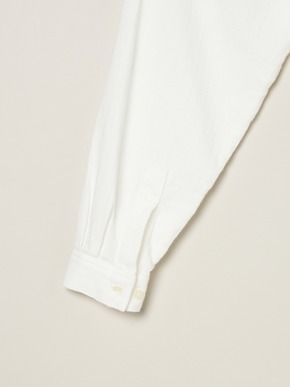 Men's garment dye stand collar shirts 詳細画像