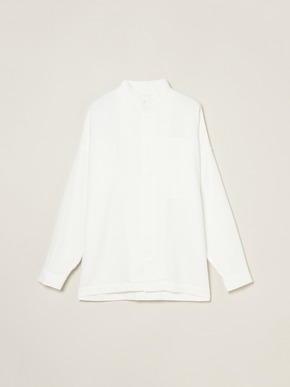 Men's garment dye stand collar shirts 詳細画像
